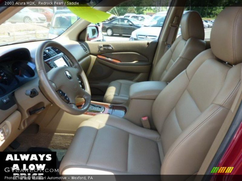 Redrock Pearl / Saddle 2003 Acura MDX