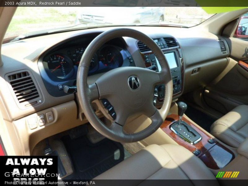 Redrock Pearl / Saddle 2003 Acura MDX