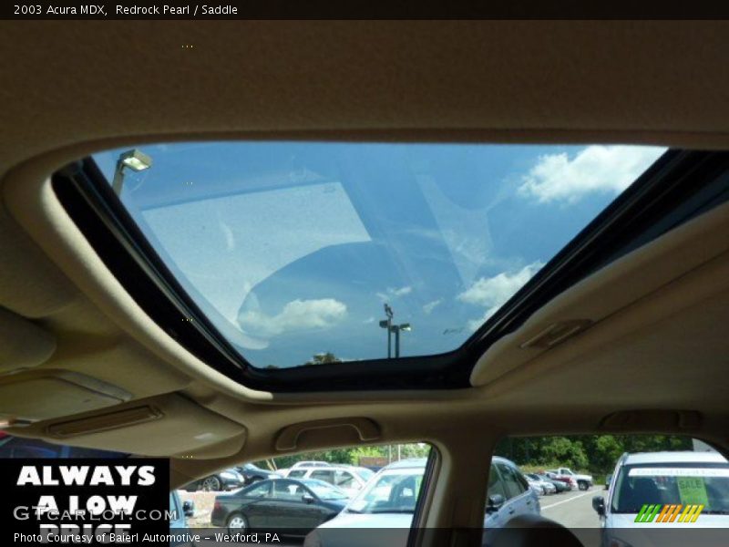 Redrock Pearl / Saddle 2003 Acura MDX