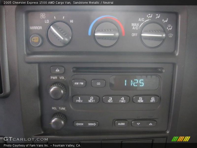 Sandstone Metallic / Neutral 2005 Chevrolet Express 1500 AWD Cargo Van