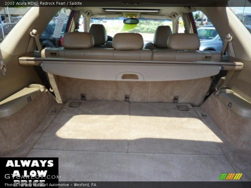 Redrock Pearl / Saddle 2003 Acura MDX