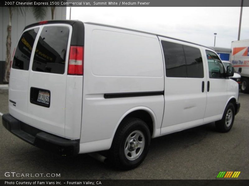 Summit White / Medium Pewter 2007 Chevrolet Express 1500 Commercial Van