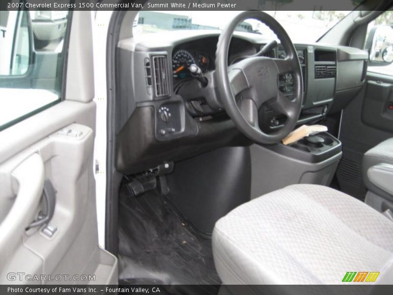 Summit White / Medium Pewter 2007 Chevrolet Express 1500 Commercial Van