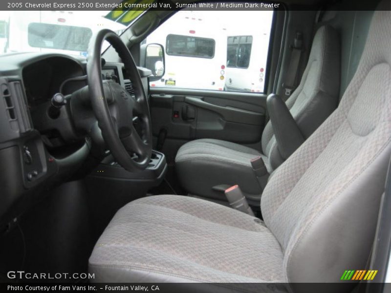 Summit White / Medium Dark Pewter 2005 Chevrolet Express 2500 Extended Commercial Van