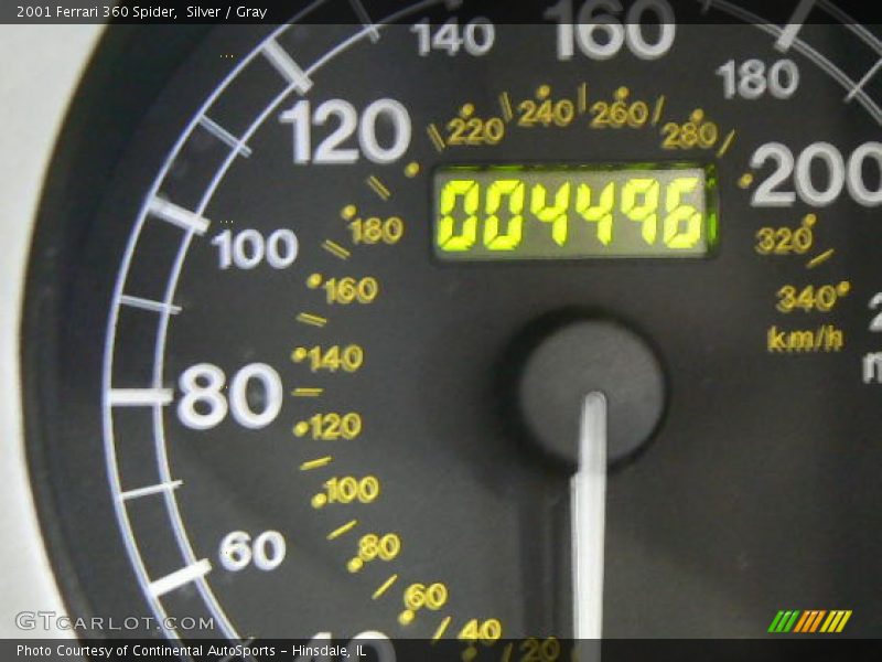 Silver / Gray 2001 Ferrari 360 Spider