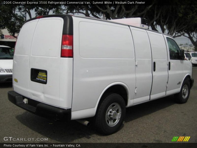 Summit White / Medium Dark Pewter 2006 Chevrolet Express 3500 Refrigerated Commercial Van