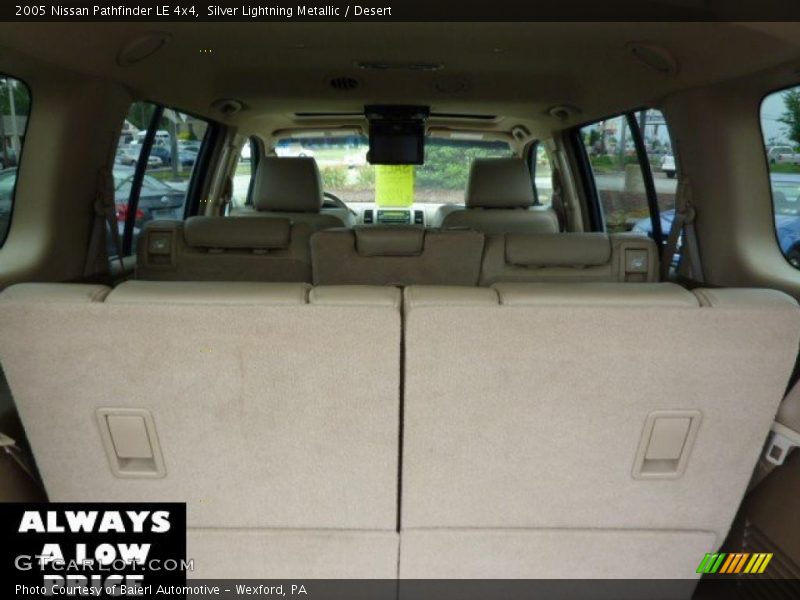 Silver Lightning Metallic / Desert 2005 Nissan Pathfinder LE 4x4