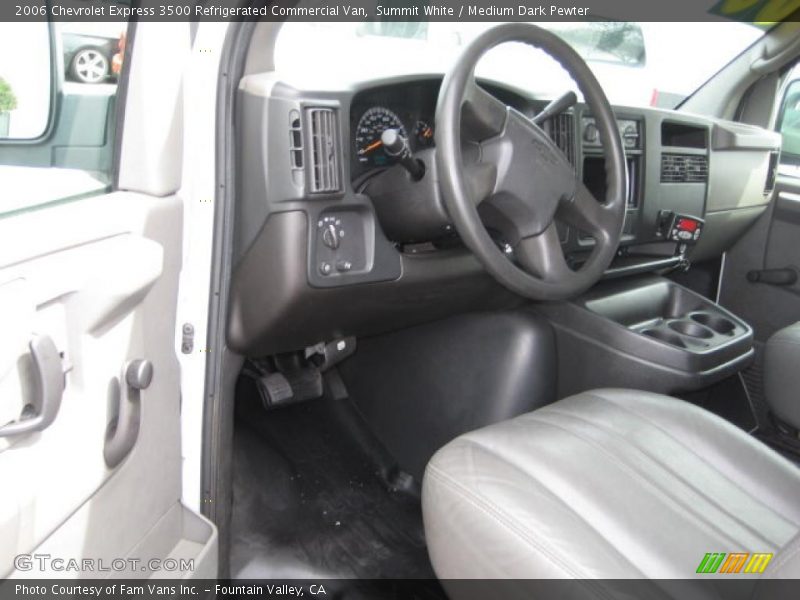 Summit White / Medium Dark Pewter 2006 Chevrolet Express 3500 Refrigerated Commercial Van