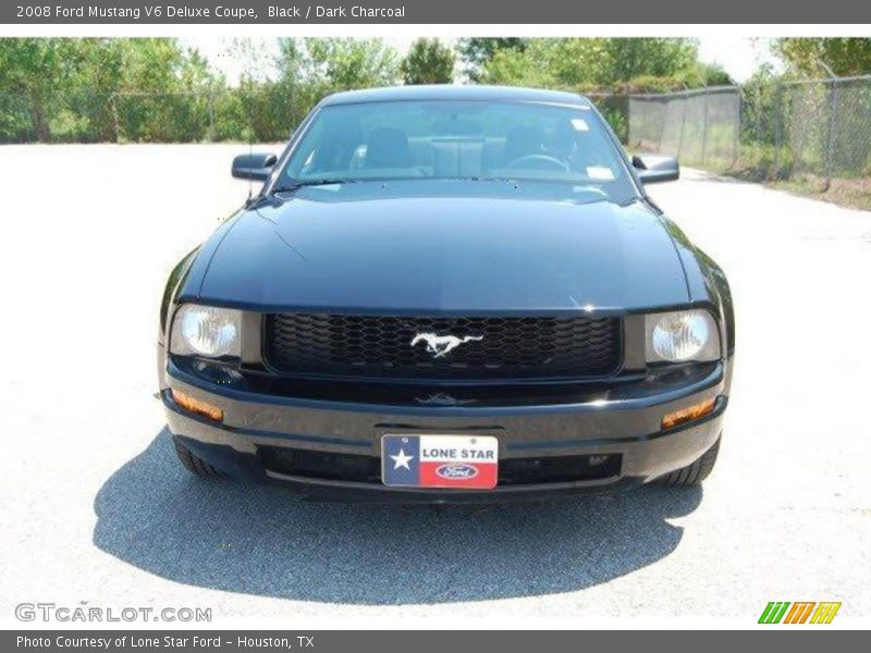Black / Dark Charcoal 2008 Ford Mustang V6 Deluxe Coupe