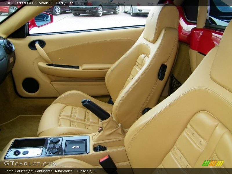 Red / Tan 2006 Ferrari F430 Spider F1