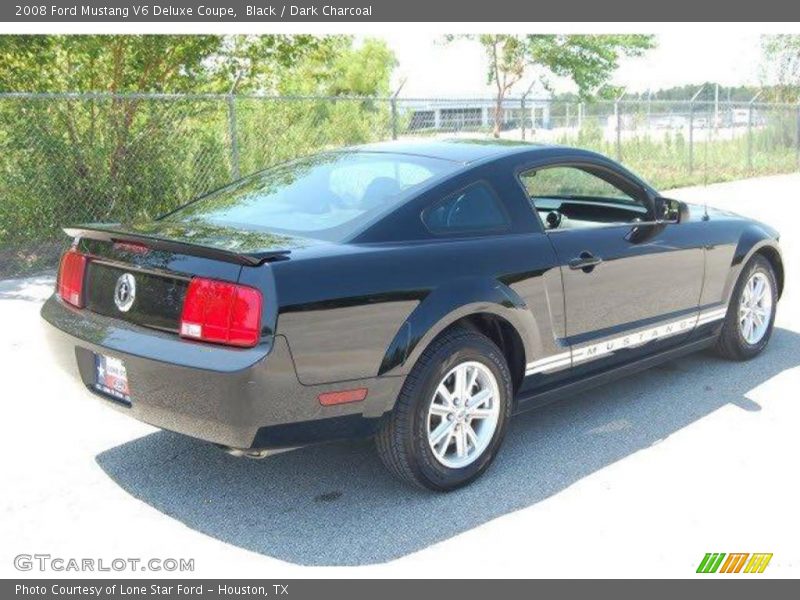 Black / Dark Charcoal 2008 Ford Mustang V6 Deluxe Coupe