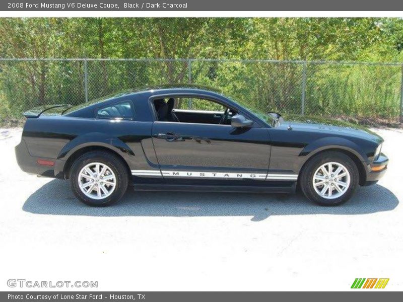 Black / Dark Charcoal 2008 Ford Mustang V6 Deluxe Coupe