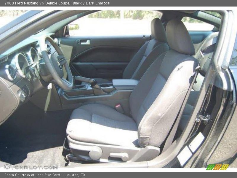 Black / Dark Charcoal 2008 Ford Mustang V6 Deluxe Coupe