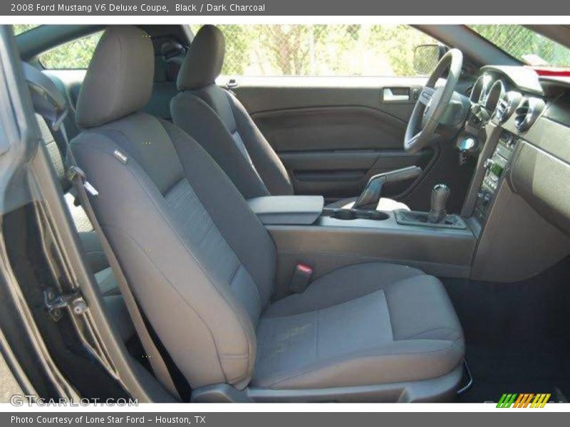Black / Dark Charcoal 2008 Ford Mustang V6 Deluxe Coupe