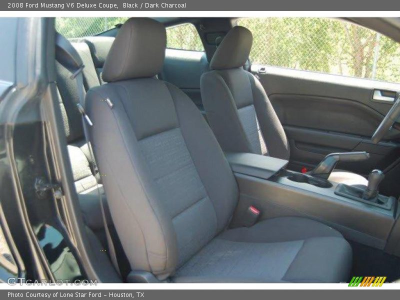 Black / Dark Charcoal 2008 Ford Mustang V6 Deluxe Coupe
