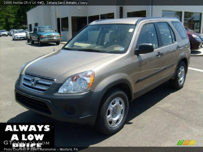Sahara Sand Metallic / Ivory 2005 Honda CR-V LX 4WD