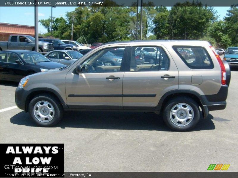 Sahara Sand Metallic / Ivory 2005 Honda CR-V LX 4WD