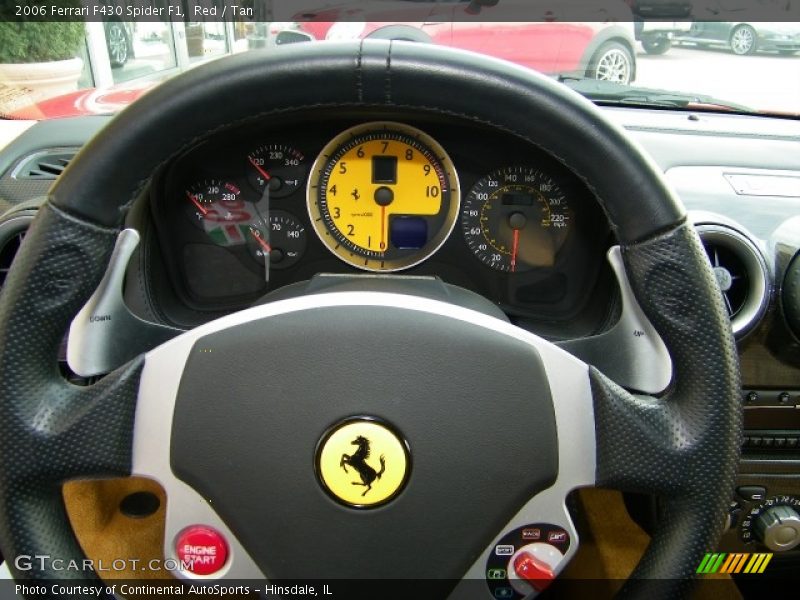 Red / Tan 2006 Ferrari F430 Spider F1