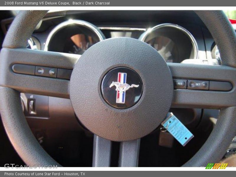 Black / Dark Charcoal 2008 Ford Mustang V6 Deluxe Coupe