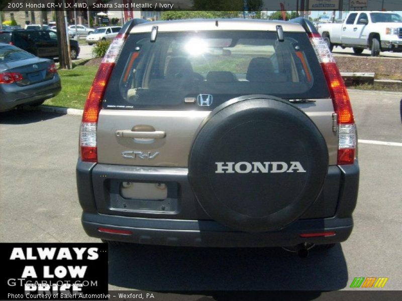 Sahara Sand Metallic / Ivory 2005 Honda CR-V LX 4WD