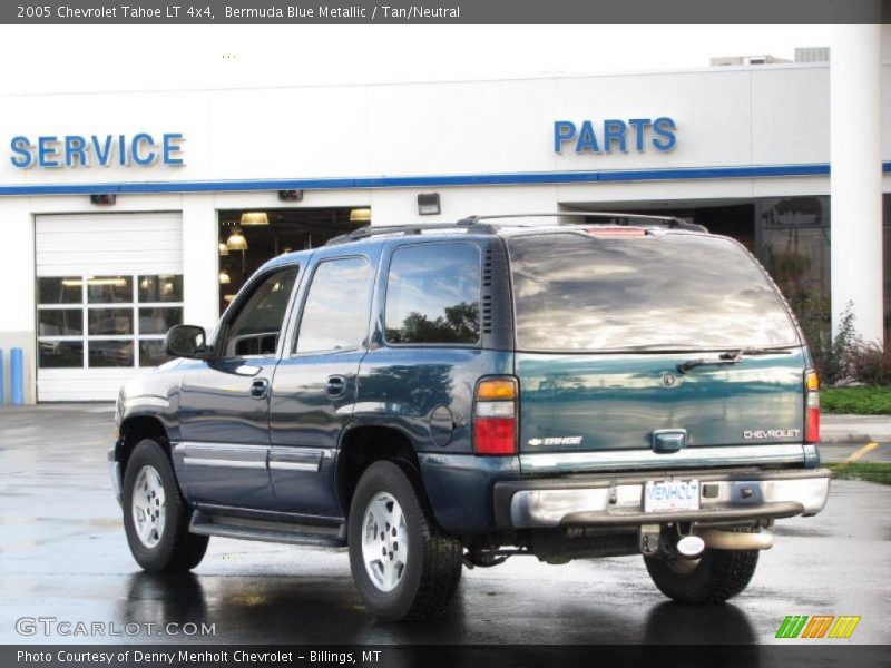 Bermuda Blue Metallic / Tan/Neutral 2005 Chevrolet Tahoe LT 4x4