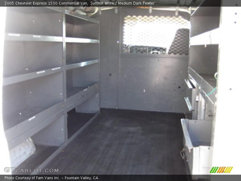 Summit White / Medium Dark Pewter 2005 Chevrolet Express 1500 Commercial Van