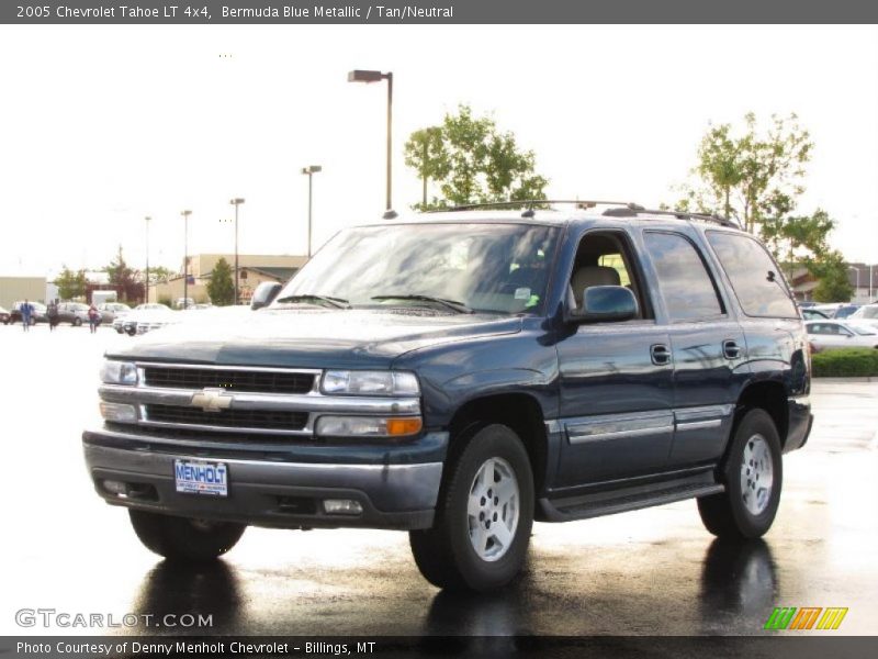 Bermuda Blue Metallic / Tan/Neutral 2005 Chevrolet Tahoe LT 4x4