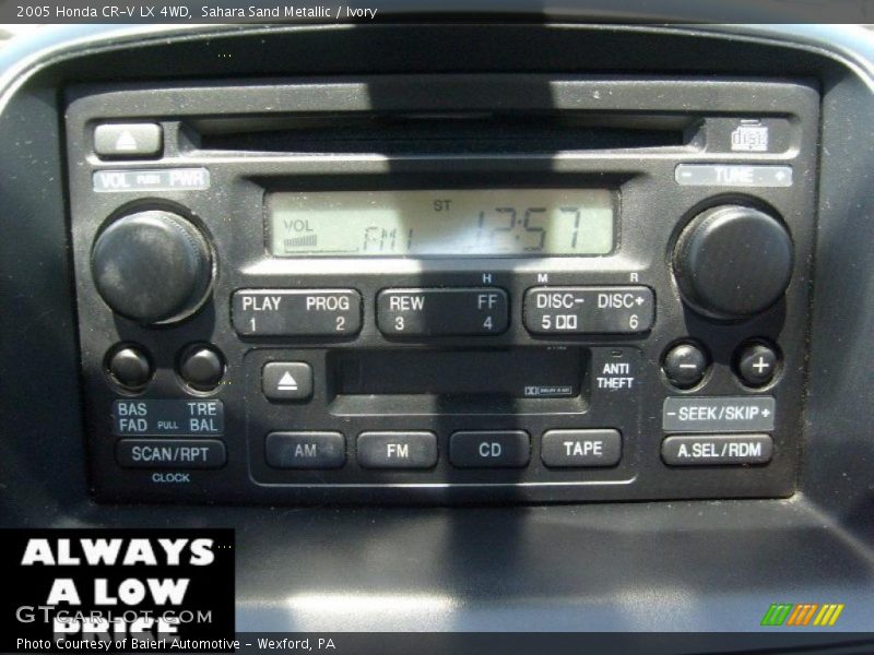 Sahara Sand Metallic / Ivory 2005 Honda CR-V LX 4WD