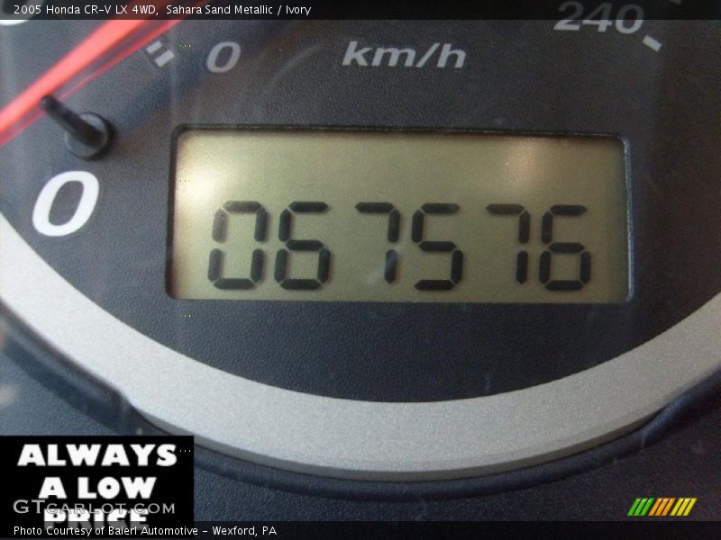 Sahara Sand Metallic / Ivory 2005 Honda CR-V LX 4WD