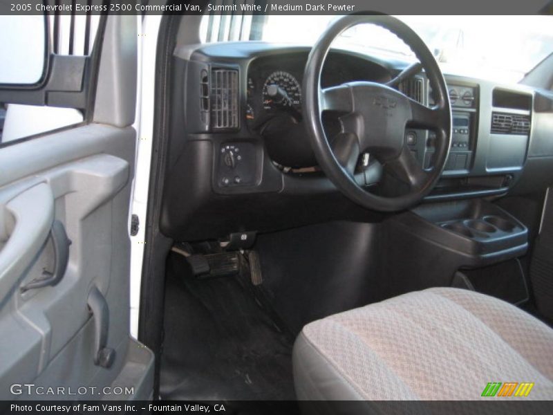 Summit White / Medium Dark Pewter 2005 Chevrolet Express 2500 Commercial Van