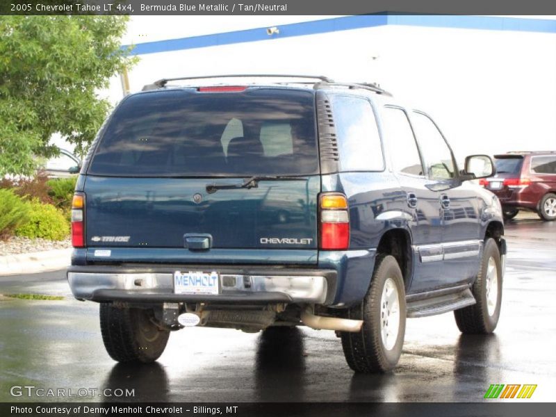Bermuda Blue Metallic / Tan/Neutral 2005 Chevrolet Tahoe LT 4x4