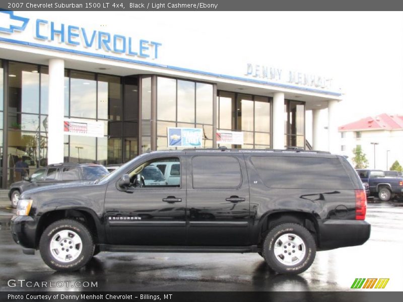 Black / Light Cashmere/Ebony 2007 Chevrolet Suburban 1500 LT 4x4