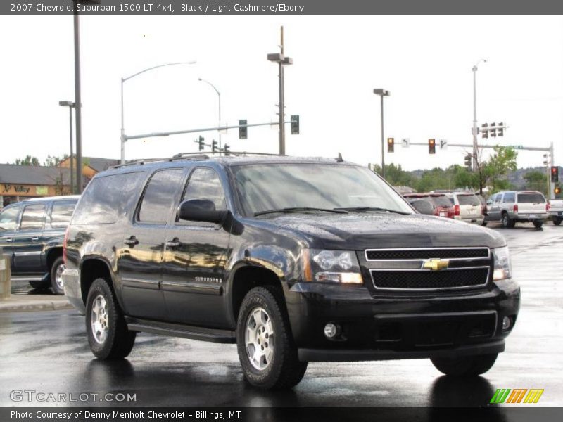 Black / Light Cashmere/Ebony 2007 Chevrolet Suburban 1500 LT 4x4