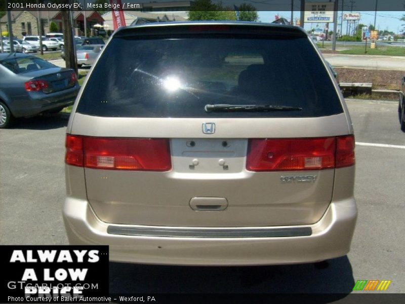 Mesa Beige / Fern 2001 Honda Odyssey EX