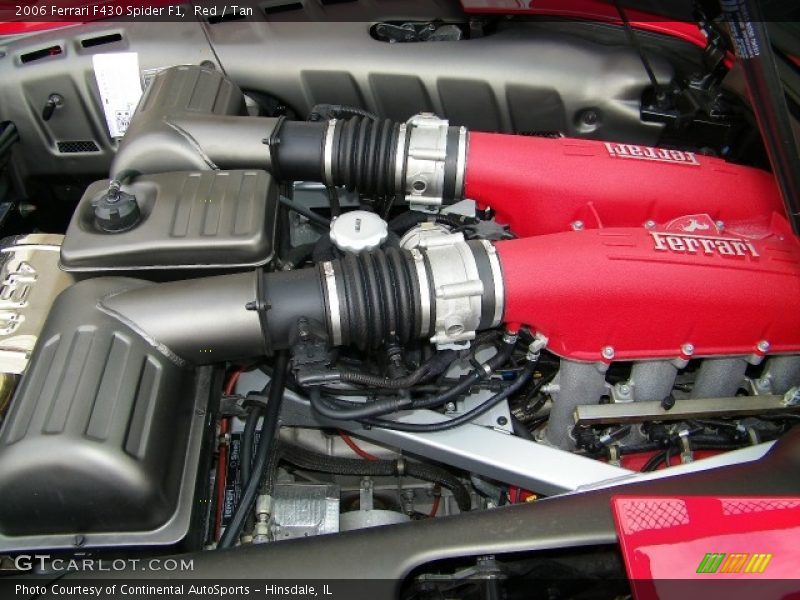 Red / Tan 2006 Ferrari F430 Spider F1