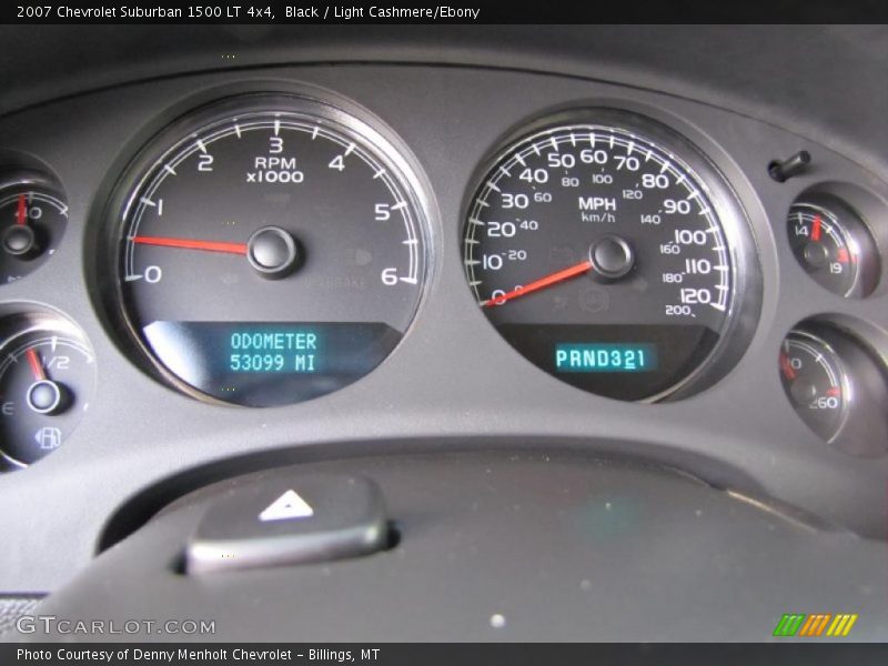 Black / Light Cashmere/Ebony 2007 Chevrolet Suburban 1500 LT 4x4