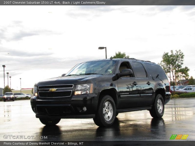 Black / Light Cashmere/Ebony 2007 Chevrolet Suburban 1500 LT 4x4