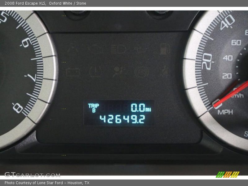 Oxford White / Stone 2008 Ford Escape XLS