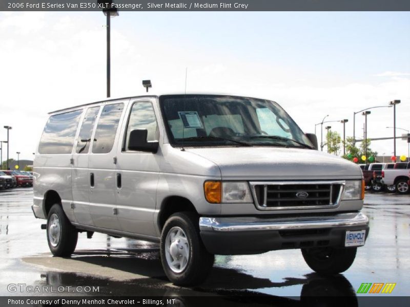 Silver Metallic / Medium Flint Grey 2006 Ford E Series Van E350 XLT Passenger