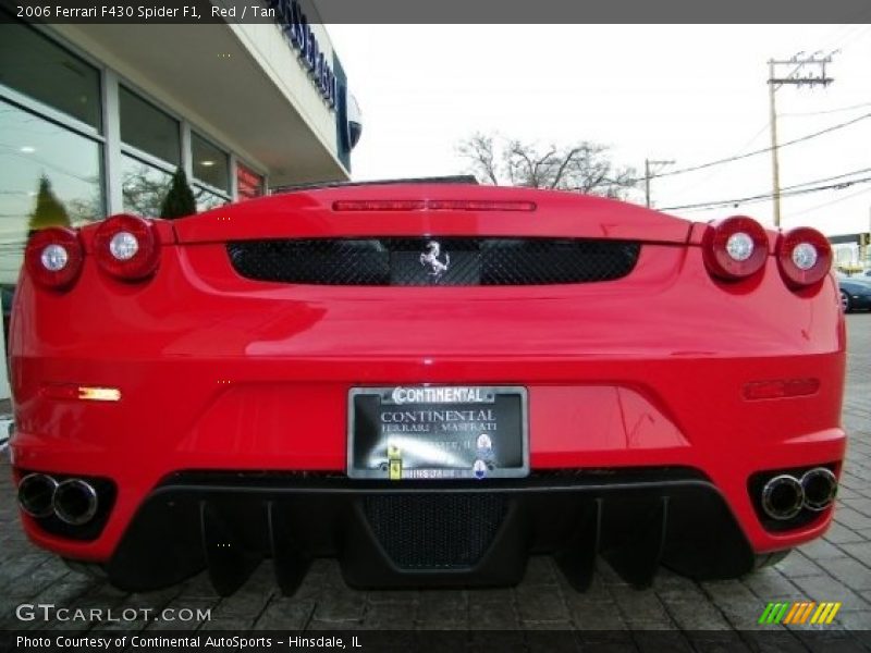 Red / Tan 2006 Ferrari F430 Spider F1
