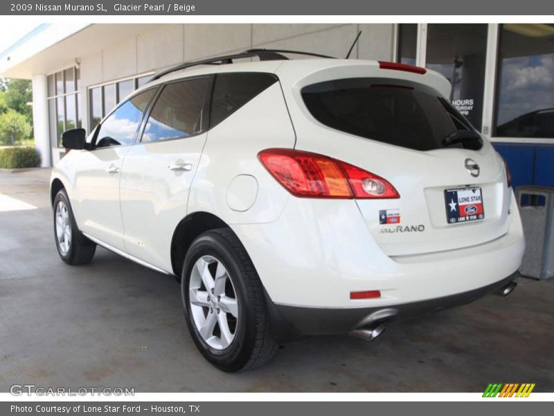 Glacier Pearl / Beige 2009 Nissan Murano SL