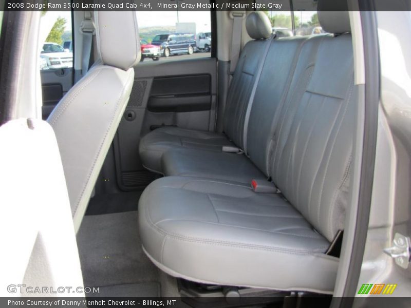 Mineral Gray Metallic / Medium Slate Gray 2008 Dodge Ram 3500 Laramie Quad Cab 4x4