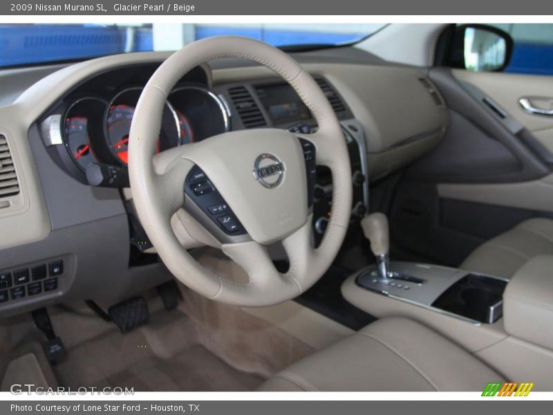 Glacier Pearl / Beige 2009 Nissan Murano SL