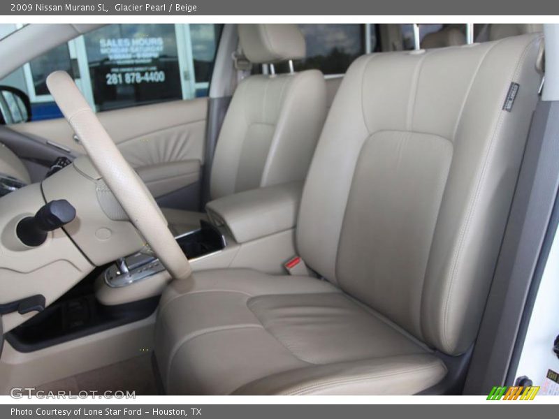 Glacier Pearl / Beige 2009 Nissan Murano SL