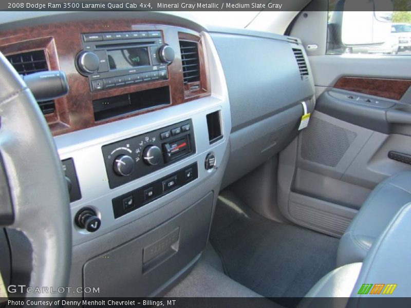 Mineral Gray Metallic / Medium Slate Gray 2008 Dodge Ram 3500 Laramie Quad Cab 4x4
