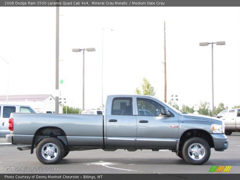 Mineral Gray Metallic / Medium Slate Gray 2008 Dodge Ram 3500 Laramie Quad Cab 4x4