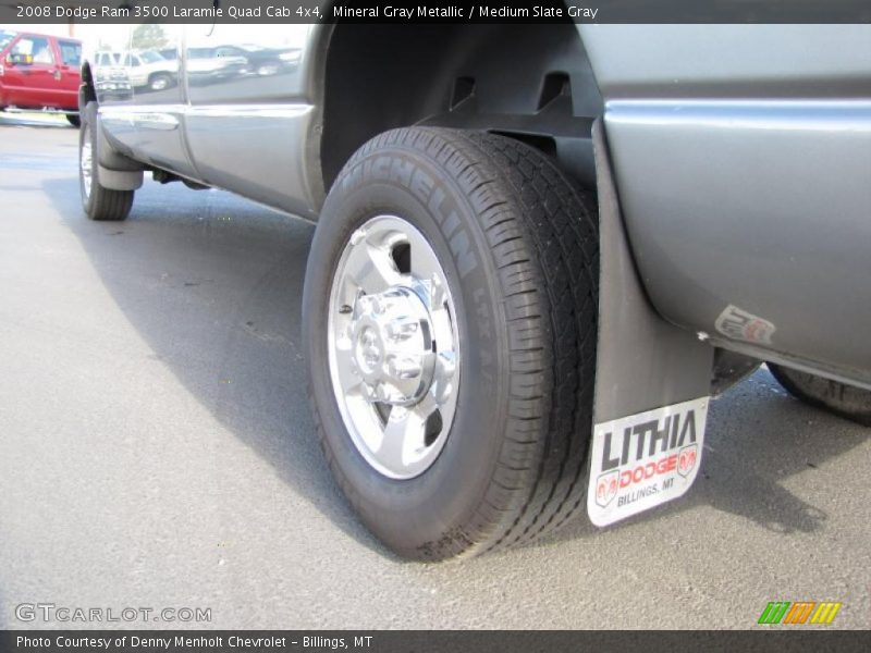 Mineral Gray Metallic / Medium Slate Gray 2008 Dodge Ram 3500 Laramie Quad Cab 4x4