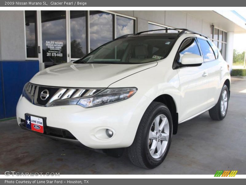 Glacier Pearl / Beige 2009 Nissan Murano SL