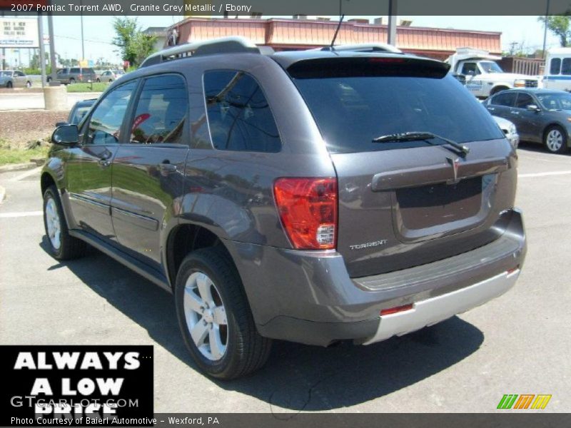 Granite Grey Metallic / Ebony 2007 Pontiac Torrent AWD