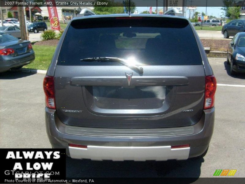 Granite Grey Metallic / Ebony 2007 Pontiac Torrent AWD